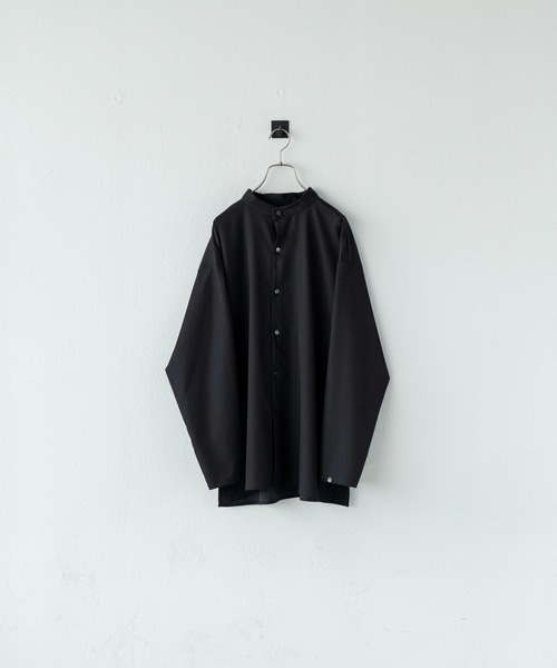 Utusiyo（ウツシヨ）の「shirt 無彩（シャツ/ブラウス・メンズ・ホワイト/ブラック・MEDIUM/LARGE）」の17枚目の写真