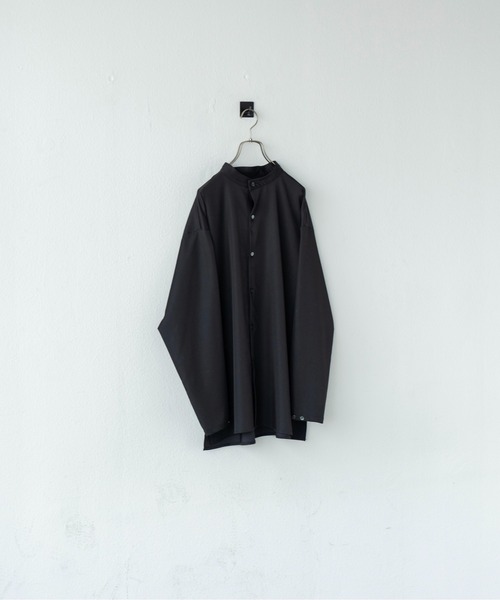 Utusiyo（ウツシヨ）の「shirt 無彩（シャツ/ブラウス・メンズ・ホワイト/ブラック・MEDIUM/LARGE）」の18枚目の写真