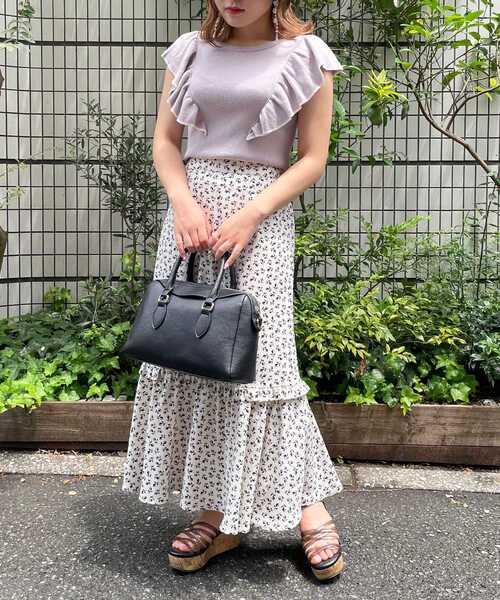 MAJESTIC LEGON（マジェスティックレゴン）の「レディボストンバッグ（ボストンバッグ・レディース・グレイッシュベージュ/ブラウン系その他2/ブラック・FREE）」の15枚目の写真