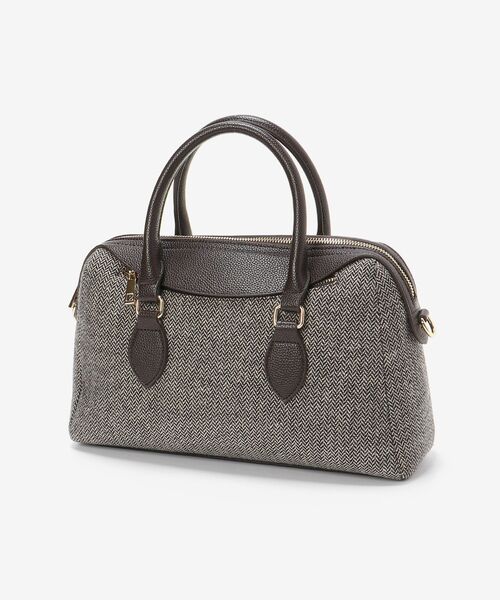 MAJESTIC LEGON（マジェスティックレゴン）の「レディボストンバッグ（ボストンバッグ・レディース・グレイッシュベージュ/ブラウン系その他2/ブラック・FREE）」の22枚目の写真