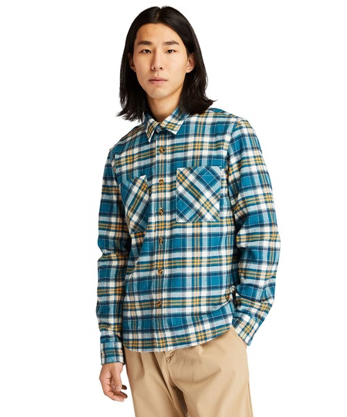 メンズ 長袖 バッファロー チェック シャツ