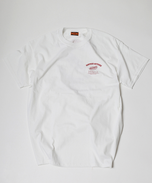 JOURNAL STANDARD（ジャーナルスタンダード）の「【Surpass Hotdogg×NEIGHBOR FOOOD！！】 Tシャツ3（Tシャツ/カットソー・メンズ・イエロー/ホワイト・LARGE/X-LARGE/MEDIUM）」の3枚目の写真