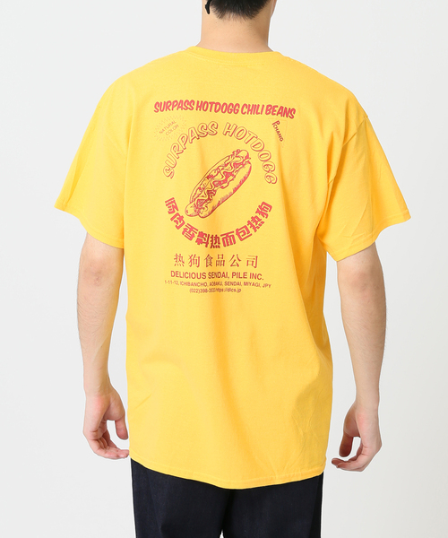 JOURNAL STANDARD（ジャーナルスタンダード）の「【Surpass Hotdogg×NEIGHBOR FOOOD！！】 Tシャツ3（Tシャツ/カットソー・メンズ・イエロー/ホワイト・LARGE/X-LARGE/MEDIUM）」の7枚目の写真