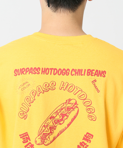 JOURNAL STANDARD（ジャーナルスタンダード）の「【Surpass Hotdogg×NEIGHBOR FOOOD！！】 Tシャツ3（Tシャツ/カットソー・メンズ・イエロー/ホワイト・LARGE/X-LARGE/MEDIUM）」の9枚目の写真