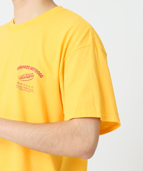 JOURNAL STANDARD（ジャーナルスタンダード）の「【Surpass Hotdogg×NEIGHBOR FOOOD！！】 Tシャツ3（Tシャツ/カットソー・メンズ・イエロー/ホワイト・LARGE/X-LARGE/MEDIUM）」の12枚目の写真