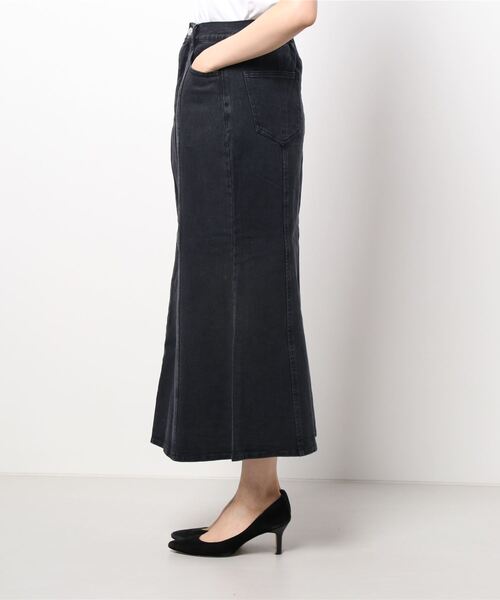 KOBE LETTUCE（コウベレタス）の「デニムマーメイドスカート（デニムスカート・レディース・ブラック/ブルー/オフホワイト/グレー系その他・FREE）」の5枚目の写真
