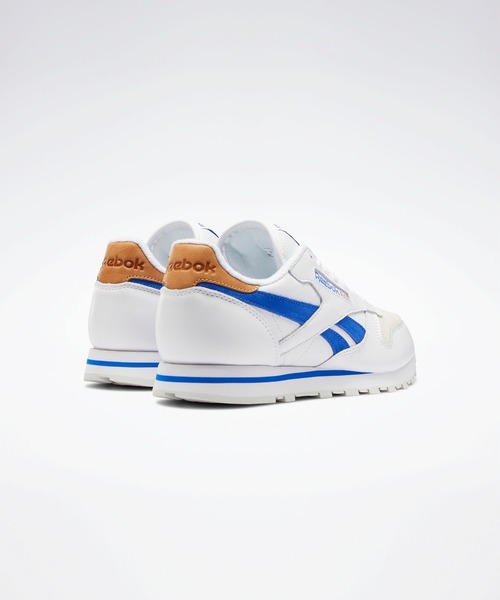 Reebok(リーボック)の「CL LTHR / クラシック レザー(スニーカー・メンズ・ホワイト×ブルー・22.5cm/23.5cm/26.5cm/27.5cm/24.0cm/26.0cm/27.0cm)」の4枚目の写真