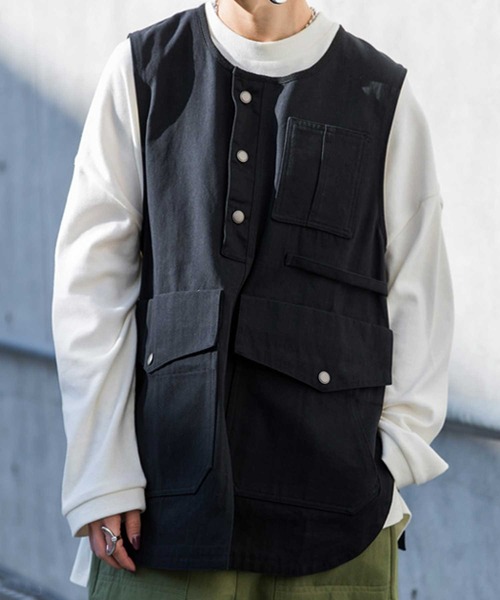 antiqua(アンティカ)の「ベスト(ベスト・レディース・カーキ・FREE)」の4枚目の写真