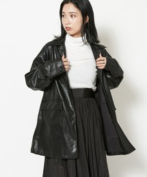 CIAOPANIC | シンセティックレザーシャツジャケット(その他アウター)
