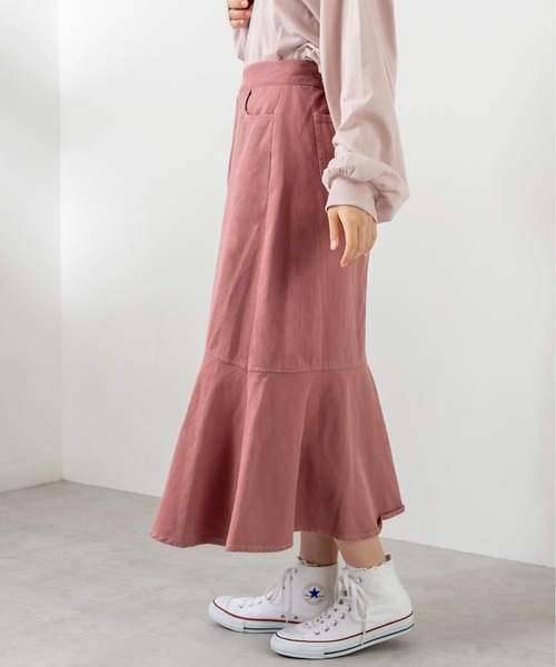 OLIVE des OLIVE(オリーブデオリーブ)の「今年のキブン的にマーメイドスカート(スカート・レディース・ブラウン/グレー/ブラック/ワンウォッシュ/オリーブ/ピンク・SMALL/MEDIUM)」の6枚目の写真