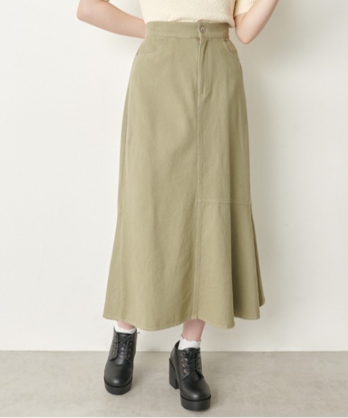 OLIVE des OLIVE(オリーブデオリーブ)の「今年のキブン的にマーメイドスカート(スカート・レディース・ブラウン/グレー/ブラック/ワンウォッシュ/オリーブ/ピンク・SMALL/MEDIUM)」の14枚目の写真