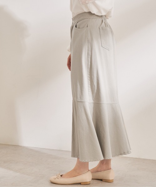 OLIVE des OLIVE(オリーブデオリーブ)の「今年のキブン的にマーメイドスカート(スカート・レディース・ブラウン/グレー/ブラック/ワンウォッシュ/オリーブ/ピンク・SMALL/MEDIUM)」の15枚目の写真