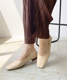 LIAN | スクエアトゥフラットシューズ(パンプス)