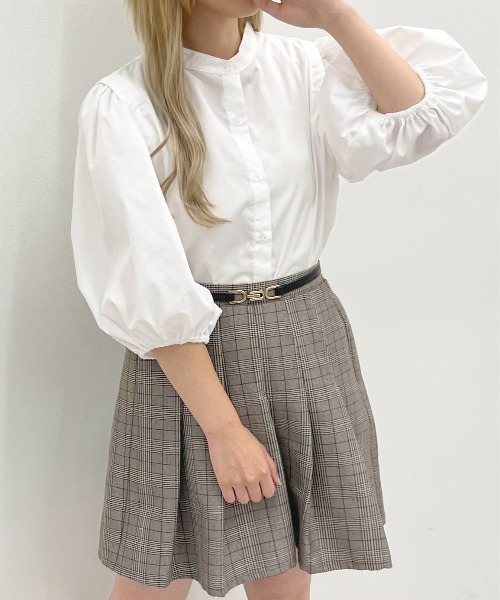 apres jour（アプレジュール）の「アソート袖ボリュームシャツ【ZOZOTOWN限定アイテム】（シャツ/ブラウス・レディース・オフホワイト/モカ/グリーン系その他・フリー/X-LARGE）」の5枚目の写真