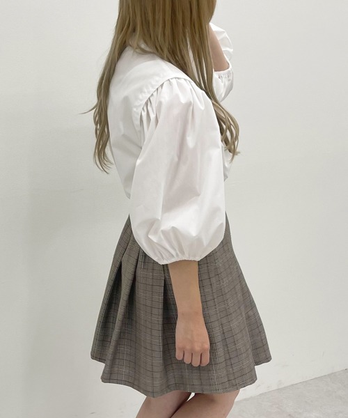 apres jour（アプレジュール）の「アソート袖ボリュームシャツ【ZOZOTOWN限定アイテム】（シャツ/ブラウス・レディース・オフホワイト/モカ/グリーン系その他・フリー/X-LARGE）」の6枚目の写真