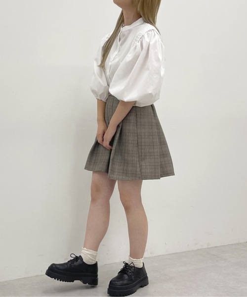 apres jour（アプレジュール）の「アソート袖ボリュームシャツ【ZOZOTOWN限定アイテム】（シャツ/ブラウス・レディース・オフホワイト/モカ/グリーン系その他・フリー/X-LARGE）」の12枚目の写真