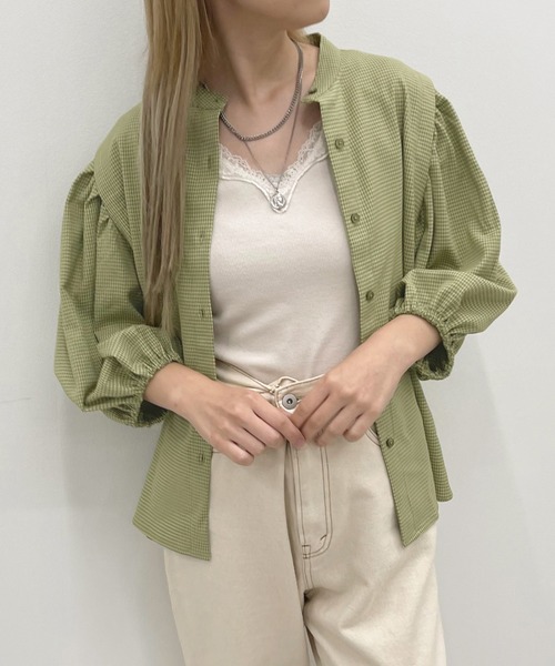 apres jour（アプレジュール）の「アソート袖ボリュームシャツ【ZOZOTOWN限定アイテム】（シャツ/ブラウス・レディース・オフホワイト/モカ/グリーン系その他・フリー/X-LARGE）」の22枚目の写真