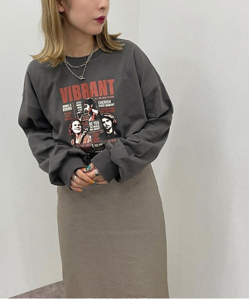 apres jour mignon（アプレジュールミニョン）の「アソートヴィンテージロンＴ【ZOZOTOWN限定アイテム】（Tシャツ/カットソー・レディース・その他/ホワイト系その他2/ブラック/ホワイト系その他3/ナチュラル/ブラック系その他2/ホワイト系その他/オフホワイト/ブラック系その他・X-LARGE/フリー）」の6枚目の写真