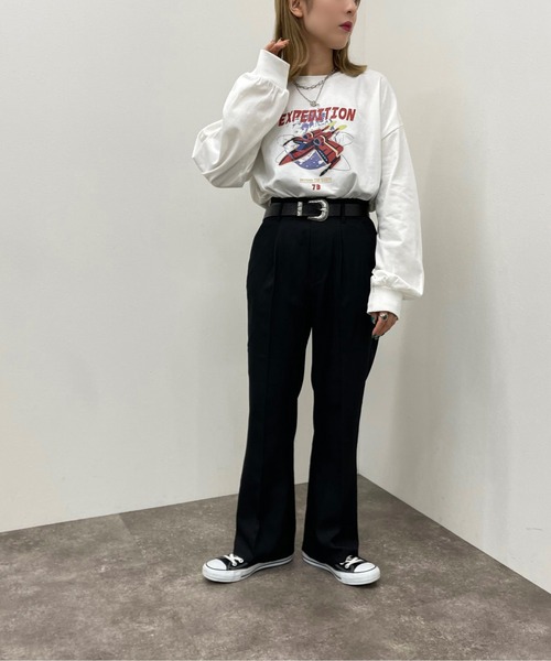 apres jour mignon（アプレジュールミニョン）の「アソートヴィンテージロンＴ【ZOZOTOWN限定アイテム】（Tシャツ/カットソー・レディース・その他/ホワイト系その他2/ブラック/ホワイト系その他3/ナチュラル/ブラック系その他2/ホワイト系その他/オフホワイト/ブラック系その他・X-LARGE/フリー）」の13枚目の写真