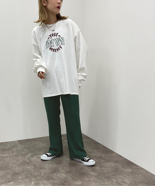 apres jour mignon（アプレジュールミニョン）の「アソートヴィンテージロンＴ【ZOZOTOWN限定アイテム】（Tシャツ/カットソー・レディース・その他/ホワイト系その他2/ブラック/ホワイト系その他3/ナチュラル/ブラック系その他2/ホワイト系その他/オフホワイト/ブラック系その他・X-LARGE/フリー）」の18枚目の写真