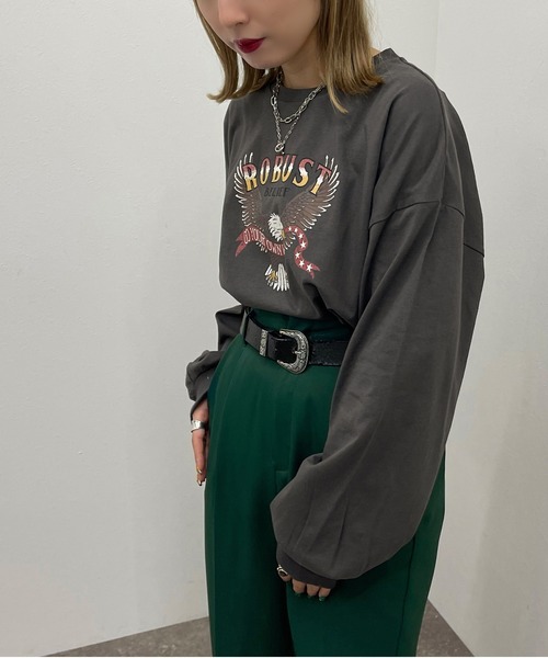 apres jour mignon（アプレジュールミニョン）の「アソートヴィンテージロンＴ【ZOZOTOWN限定アイテム】（Tシャツ/カットソー・レディース・その他/ホワイト系その他2/ブラック/ホワイト系その他3/ナチュラル/ブラック系その他2/ホワイト系その他/オフホワイト/ブラック系その他・X-LARGE/フリー）」の22枚目の写真