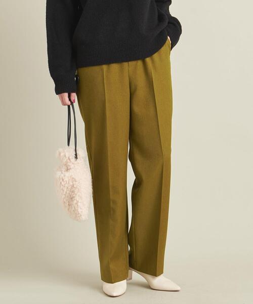 BEAUTY&YOUTH UNITED ARROWS（ビューティーアンドユースユナイテッドアローズ）の「BY ウールライクドローストイージーパンツ -ウォッシャブル- ∴（その他パンツ・レディース・ダークグレー/ベージュ/マスタード/レッド/モカ・M/L/S）」の22枚目の写真