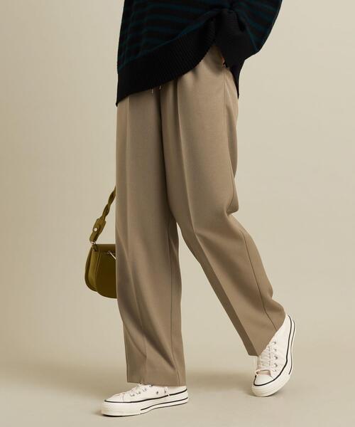 BEAUTY&YOUTH UNITED ARROWS（ビューティーアンドユースユナイテッドアローズ）の「BY ウールライクドローストイージーパンツ -ウォッシャブル- ∴（その他パンツ・レディース・ダークグレー/ベージュ/マスタード/レッド/モカ・M/L/S）」の10枚目の写真