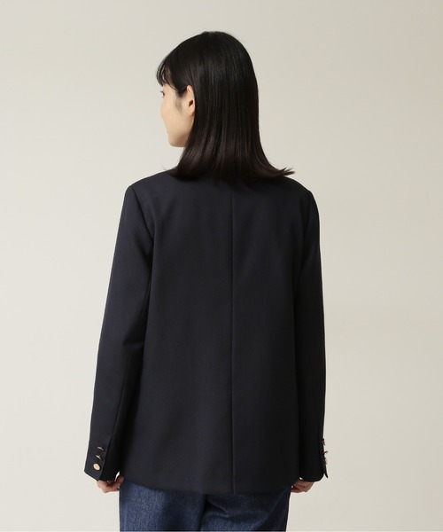 NATURAL BEAUTY BASIC（ナチュラルビューティーベーシック）の「ダブルブレストジャケット（テーラードジャケット・レディース・ブラウン/ネイビー・SMALL/MEDIUM）」の19枚目の写真