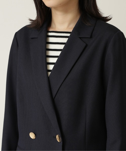 NATURAL BEAUTY BASIC（ナチュラルビューティーベーシック）の「ダブルブレストジャケット（テーラードジャケット・レディース・ブラウン/ネイビー・SMALL/MEDIUM）」の22枚目の写真