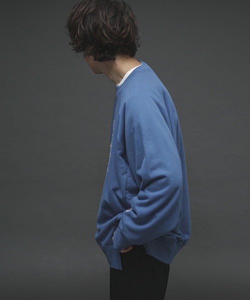 SENSE OF PLACE by URBAN RESEARCH(センスオブプレイスバイアーバンリサーチ)の「『別注』Champion×SENSE OF PLACE カレッジスウェット(スウェット・レディース・ライトグレー/ライトブルー/ベージュ・ONE)」の20枚目の写真