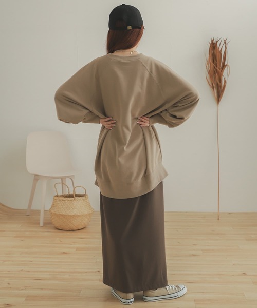 SENSE OF PLACE by URBAN RESEARCH(センスオブプレイスバイアーバンリサーチ)の「『別注』Champion×SENSE OF PLACE カレッジスウェット(スウェット・レディース・ライトグレー/ライトブルー/ベージュ・ONE)」の18枚目の写真