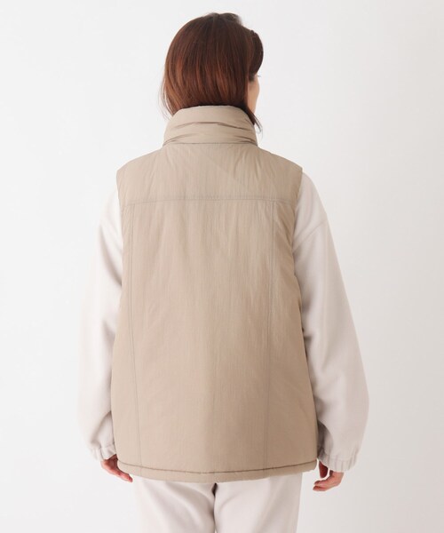 ワイルドシングス WILDTHINGS OPAQUE.CLIP 別注 MONSTER VEST モンスターベスト 中綿 L ベージュ /MI ■OS レディース OPAQUE.CLIP（オペークドットクリップ）の「◇【別注】STD