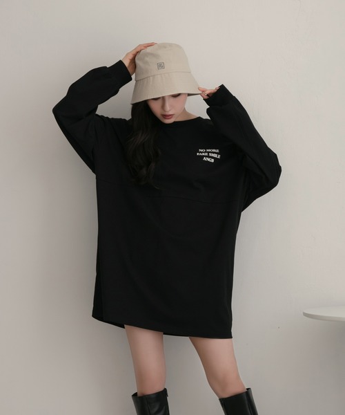 ANDGEEBEE(アンジービー)の「【UNISEX】AGツイルバケットハット(ハット・レディース・ブラック/グレー/アイボリー・MEDIUM)」の6枚目の写真