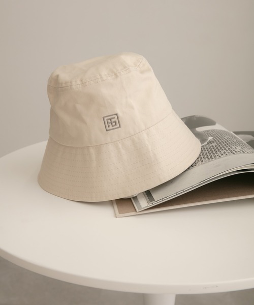 ANDGEEBEE(アンジービー)の「【UNISEX】AGツイルバケットハット(ハット・レディース・ブラック/グレー/アイボリー・MEDIUM)」の12枚目の写真