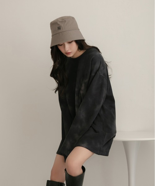 ANDGEEBEE(アンジービー)の「【UNISEX】AGツイルバケットハット(ハット・レディース・ブラック/グレー/アイボリー・MEDIUM)」の11枚目の写真