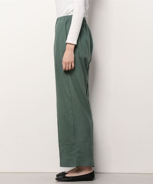 NAVY（ネイビー）の「NAVY ネイビー 両面起毛スムース ワイドイージーパンツ（その他パンツ・レディース・ブラック/ベージュ/パープル/カーキ・M/L）」の5枚目の写真