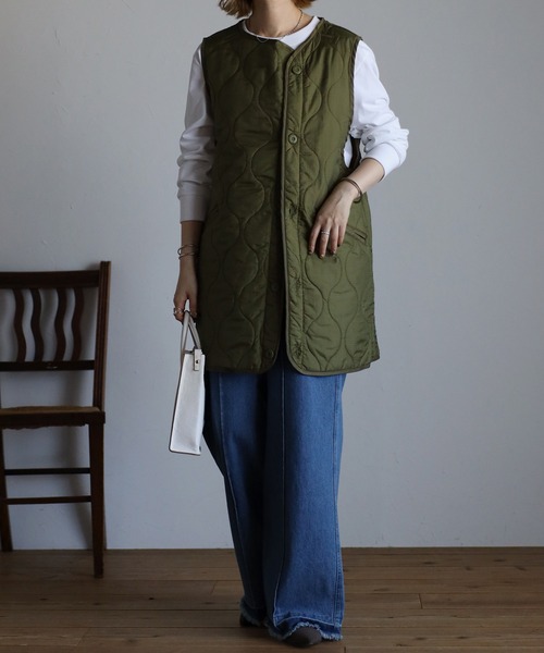 リップストップ ライナーキルトベスト（ベスト）｜r.（アールドット