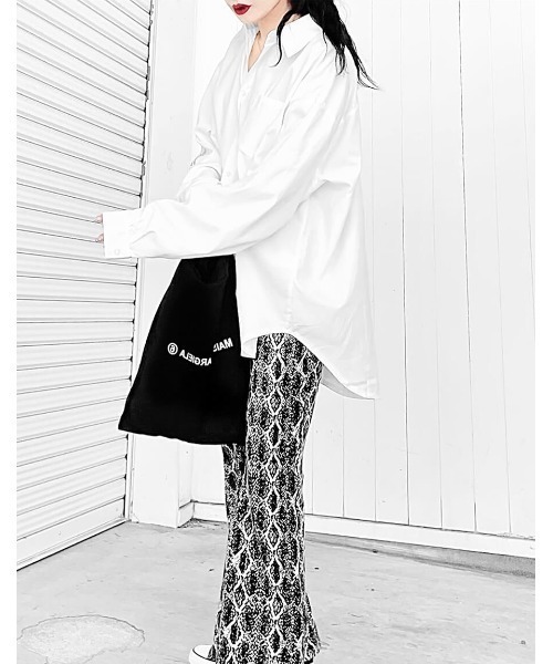 LVEU.(ラブユ.)の「Message print shirt / メッセージプリントシャツ(Ai select)(シャツ/ブラウス・レディース・ホワイト・FREE)」の9枚目の写真