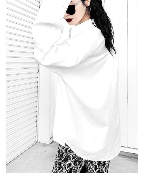 LVEU.(ラブユ.)の「Message print shirt / メッセージプリントシャツ(Ai select)(シャツ/ブラウス・レディース・ホワイト・FREE)」の4枚目の写真