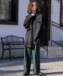CASPER JOHN | Jacquard huge shirts/ジャガードヒュージシャツ(シャツ/ブラウス)