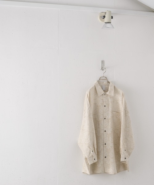 CASPER JOHN（キャスパージョン）の「Jacquard huge shirts/ジャガードヒュージシャツ（シャツ/ブラウス・メンズ・ブラック/ネイビー/アイボリー・FREE）」の22枚目の写真
