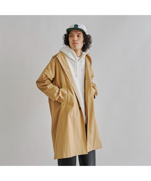 CPCM(シーピーシーエム)の「コットンビッグステンカラーコート(ステンカラーコート・メンズ・ベージュ/ブラック・LARGE/MEDIUM)」の20枚目の写真