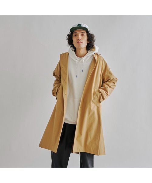 CPCM(シーピーシーエム)の「コットンビッグステンカラーコート(ステンカラーコート・メンズ・ベージュ/ブラック・LARGE/MEDIUM)」の21枚目の写真