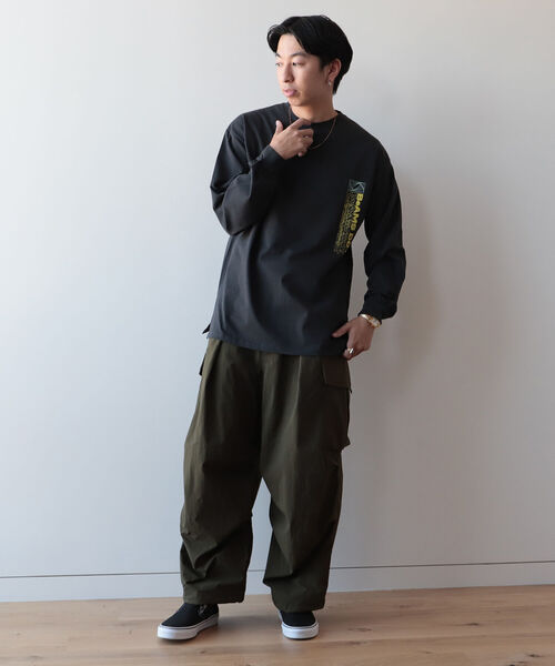 BeAMS DOT(ビームスドット)の「【FINE BOYS5月号掲載】【WEB限定】BeAMS DOT / ナイロンカーゴパンツ(その他パンツ・メンズ・ブラック/オリーブ・SMALL/MEDIUM/LARGE)」の9枚目の写真