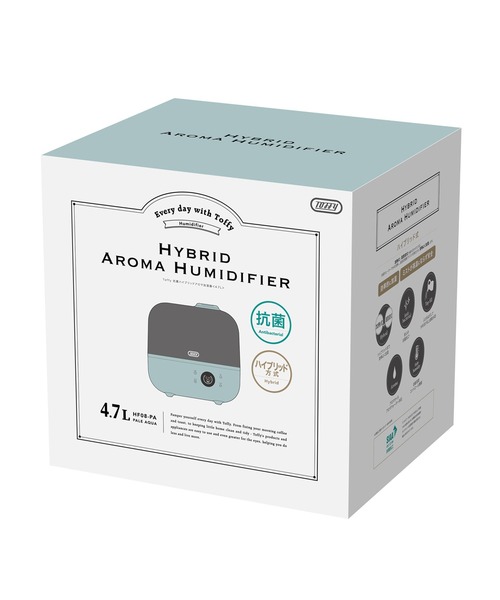 Toffy（トフィー）の「【Toffy/トフィー】 抗菌ハイブリッドアロマ加湿器＜4.7L＞（生活家電・レディース・ホワイト/アクア/グレイッシュベージュ・FREE）」の11枚目の写真