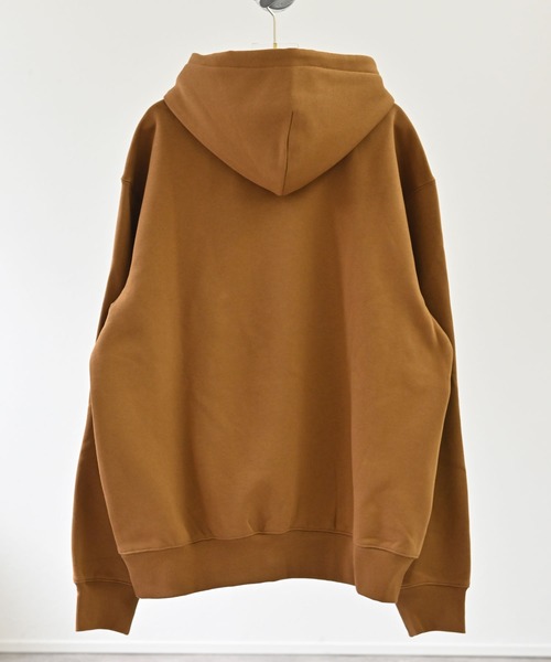 Carhartt WIP(カーハートダブリューアイピー)の「Carhartt WIP(カーハート ワークインプログレス) スクリプトロゴ プルパーカー(パーカー・メンズ・グレー系その他/ブラウン/ブラック×ホワイト・S/M/L)」の21枚目の写真