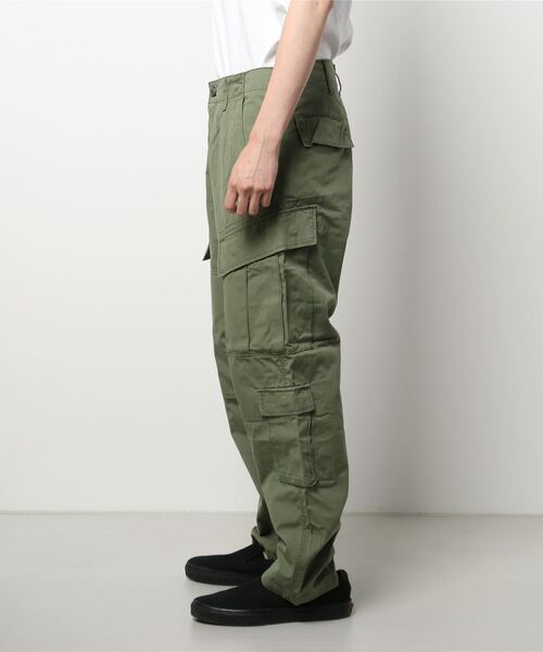 Alpha Industries（アルファインダストリーズ）の「【ALPHA INDUSTRIES/アルファインダストリーズ】A.C.U TYPE CARGO PANTS（カーゴパンツ・メンズ・オリーブ・LARGE/MEDIUM）」の2枚目の写真
