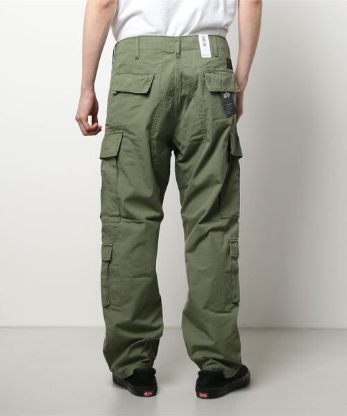 Alpha Industries（アルファインダストリーズ）の「【ALPHA INDUSTRIES/アルファインダストリーズ】A.C.U TYPE CARGO PANTS（カーゴパンツ・メンズ・オリーブ・LARGE/MEDIUM）」の3枚目の写真