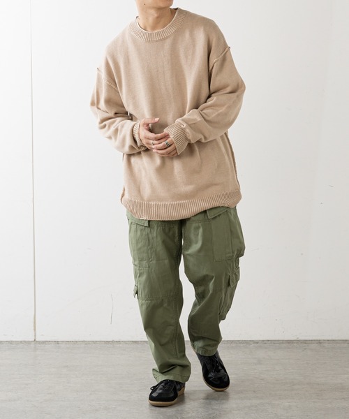 Alpha Industries（アルファインダストリーズ）の「【ALPHA INDUSTRIES/アルファインダストリーズ】A.C.U TYPE CARGO PANTS（カーゴパンツ・メンズ・オリーブ・LARGE/MEDIUM）」の4枚目の写真