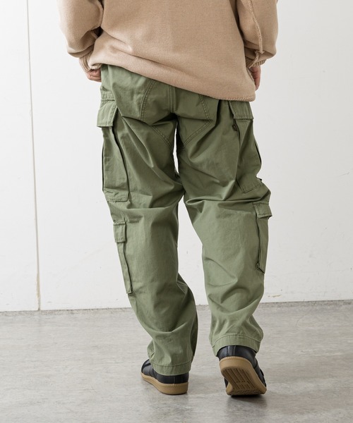 Alpha Industries（アルファインダストリーズ）の「【ALPHA INDUSTRIES/アルファインダストリーズ】A.C.U TYPE CARGO PANTS（カーゴパンツ・メンズ・オリーブ・LARGE/MEDIUM）」の7枚目の写真